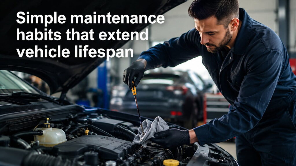 Simple maintenance habits that extend vehicle lifespan