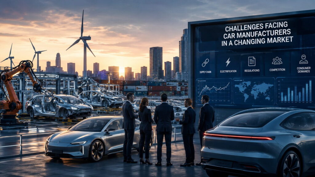 Challenges facing car manufacturers in a changing market